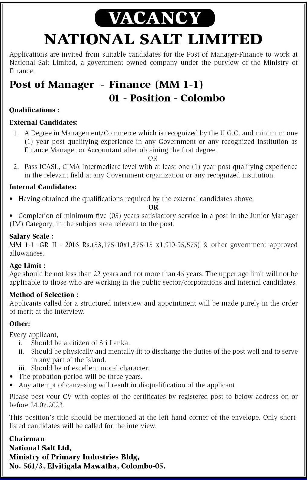 Manager Finance National Salt Limited manager-finance-national-salt-limited