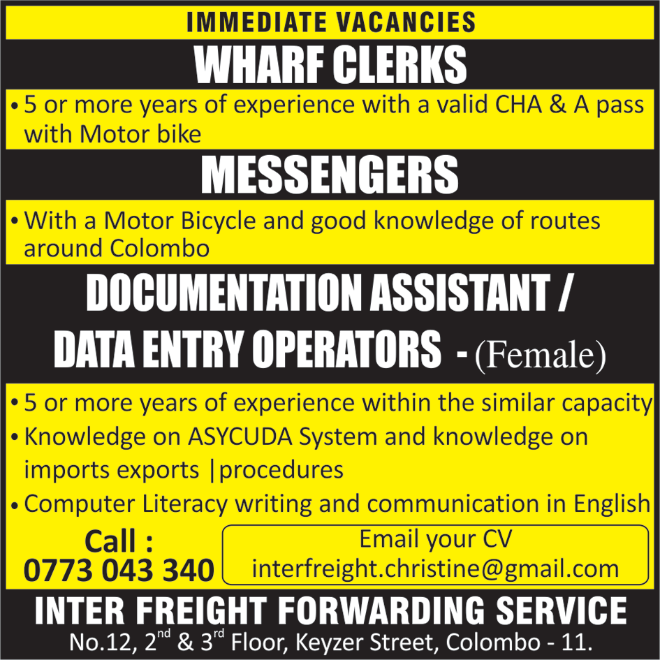 Wharf Clerks Inter Freight Forwarding Services