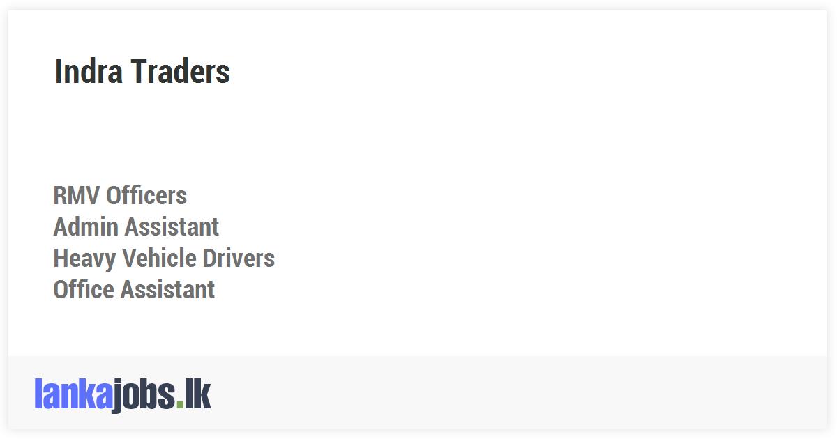 RMV Officers, Admin Assistant, Heavy Vehicle Drivers, Office Assistant ...